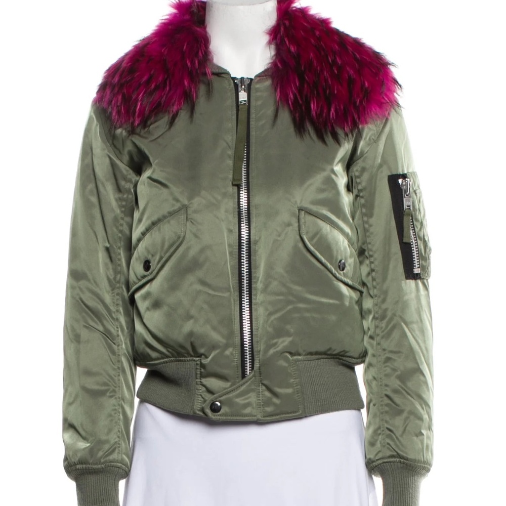 Sam. Fur Bomber Jacket - image 3